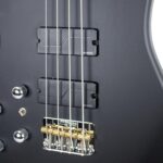 Dean JE HYBRID PRO BKS John Entwistle Hybrid Pro Bass Guitarra, negro satinado