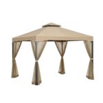 Toldo de Repuesto Garden Winds LCM1210BCN-RS para Cenador Bérgamo Beige Riplock 350
