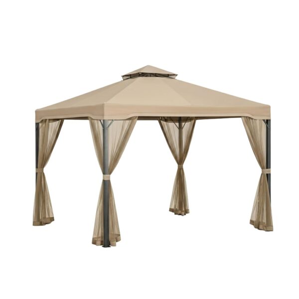 Toldo de Repuesto Garden Winds LCM1210BCN-RS para Cenador Bérgamo Beige Riplock 350