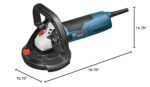 Bosch CSG15 5 pulgadas, rectificadora de superficie de concreto
