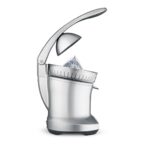 Breville BCP600SIL, máquina de exprimidor motorizado de prensa de cítricos, plata