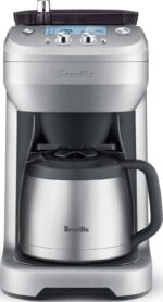 Breville BDC650BSS Cafetera de Control de Molienda con Molinillo, Acero Inoxidable Cepillado, Jarra Térmica