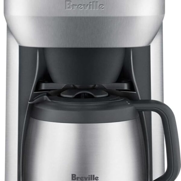 Breville BDC650BSS Cafetera de Control de Molienda con Molinillo, Acero Inoxidable Cepillado, Jarra Térmica