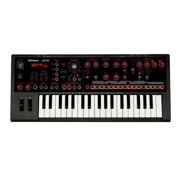 Roland JD-XI - Sintetizador cruzado interactivo analógico/digital de 37 teclas, color negro