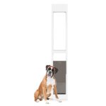 Puerta Corrediza de Vidrio para Mascotas PetSafe PPA11-14768 Blanca Talla Grande hasta 100 Libras