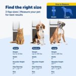 Puerta Corrediza de Vidrio para Mascotas PetSafe PPA11-14768 Blanca Talla Grande hasta 100 Libras