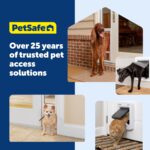 Puerta Corrediza de Vidrio para Mascotas PetSafe PPA11-14768 Blanca Talla Grande hasta 100 Libras