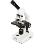 Celestron Celestron Labs - Microscopio compuesto de cabeza monocular - Aumento de 40-2000x - Etapa mecánica ajustable -