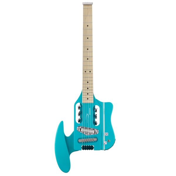 Traveler Guitar SPD HRBLU Speedster Hot-Rod - Guitarra eléctrica de viaje con bolsa de concierto, color azul