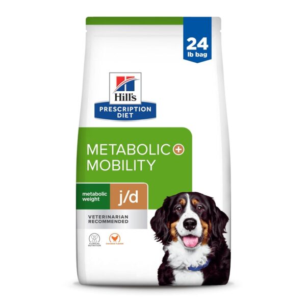 Alimento Seco Hill's Prescription Diet Metabolic + Mobility Sabor Pollo Bolsa 24 Libras Modelo 10044
