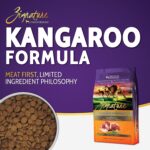 Alimento Seco para Perro Zignature Kangaroo Modelo 31327 Fórmula Canguro Ingredientes Limitados Sin Granos 25 Libras