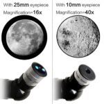 Gskyer Telescopio, telescopios para adultos, telescopio refractor astronómico AZ de 80 mm para niños, astronomía para ad