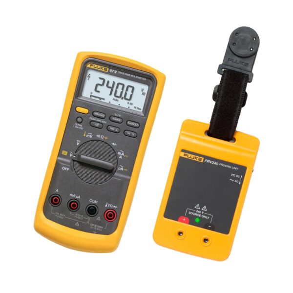 Fluke -Multímetro digital de 87V y kit de unidad de prueba PRV240