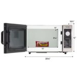 Panasonic NE-1025F - Horno de microondas comercial y compacto para encimera de servicio ligero con temporizador electrón