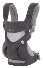 Mochila Portabebés Ergobaby 360 BC360PBLKGRY Gris Carbón Malla de Aire Fresco Talla Única