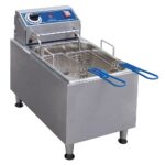 Globe Food Equipment Freidora eléctrica para encimera S/S de 16 libras