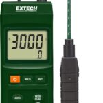 Extech MF100 - Medidor de campo magnético AC/DC - Sensor de efecto Hall con compensación automática de temperatura