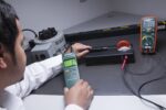 Extech MF100 - Medidor de campo magnético AC/DC - Sensor de efecto Hall con compensación automática de temperatura