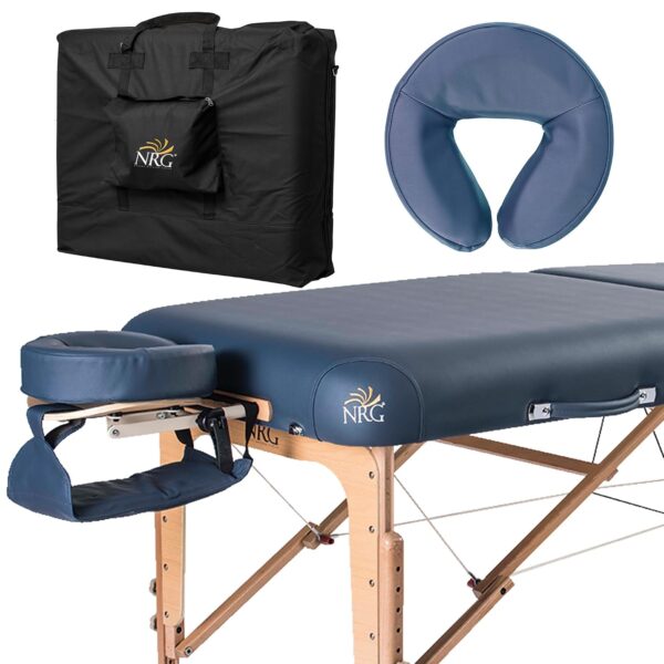 Mesa de Masaje Portátil NRG Vedalux 220 0313 04 Ágata Plegable Ajustable 550 Libras