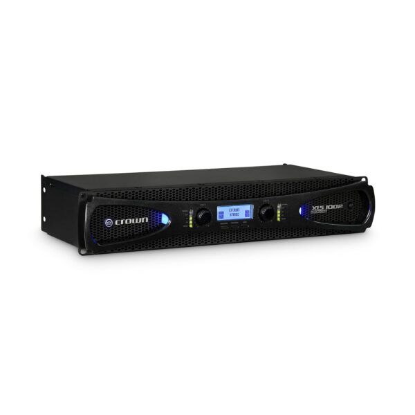 Crown XLS1002 Amplificador de Potencia Profesional DriveCore de Clase D de 2 Canales con DSP, Filtros de Paso de Banda y
