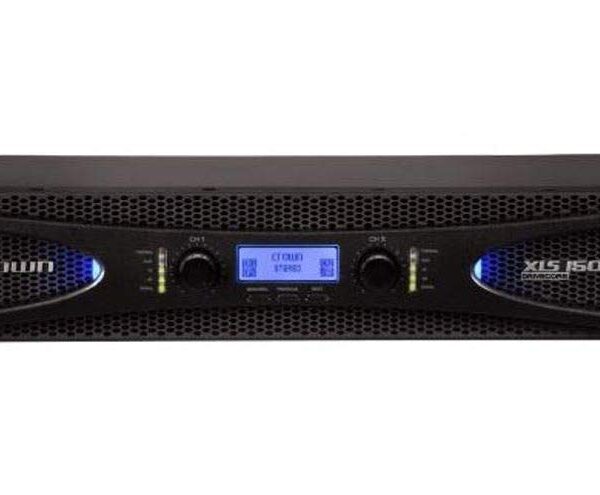 Amplificador de potencia profesional de dos canales Crown XLS1502 Class D DriveCore con DSP, filtros de paso de banda y