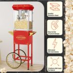 Superior Popcorn Company 4650 SPC Movie Night - Máquina completa de palomitas de maíz, 8 onzas, rojo floral