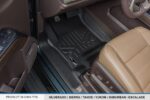 Juego de Tapetes MAXLINER 3 Filas y Forro de Carga para Cadillac Escalade 2015-2020 Color Negro