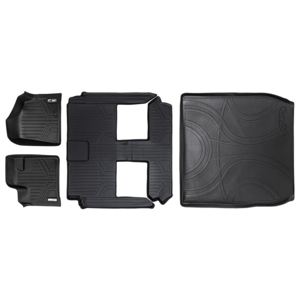 Forro de Carga MAXLINER MAXFLOORMAT y MAXTRAY para Dodge Caravan Chrysler Town Country 2009 2015 Negro Vinilo