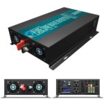 Inversor de Potencia Solar WZRELB 300012FBA 3000W 12V a 120V 60Hz Onda Sinusoidal Pura Pantalla LED
