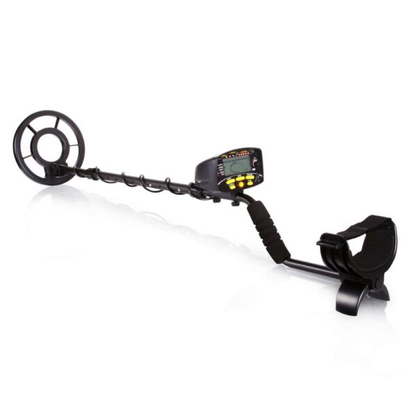Detector de Metales Pyle PHMD72 Bobina de Búsqueda Impermeable Pantalla LCD Brazo Ajustable