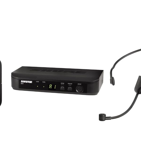 Sistema de micrófono inalámbrico Shure BLX14/P31 - Vida de batería de 14 horas, rango de 300 pies, UHF | Incluye micrófo