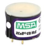 MSA 10106725 Sensor XCell de repuesto de dos tox (sulfuro de hidrógeno y monóxido de carbono) con alarmas 10/1700 ppm pa