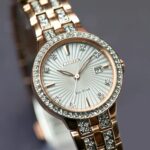 Reloj Citizen Eco-Drive EW2348-56A Silueta Cristal Acero Inoxidable Tono Dorado Rosa para Mujer