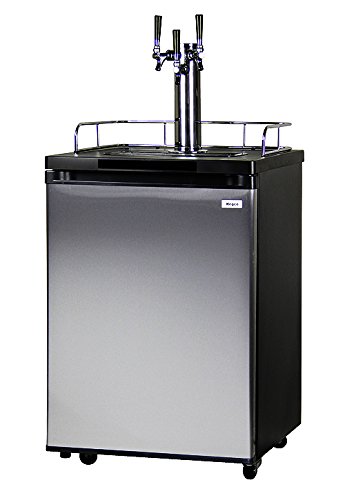 Kegco K209B-1 despachador y enfriador de cerveza de barril estándar, Acero inoxidable