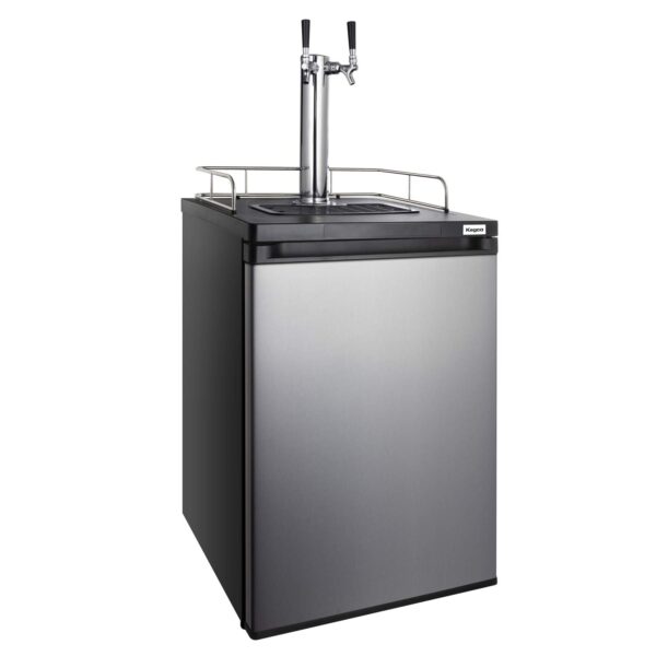 Kegco K209B-1 despachador y enfriador de cerveza de barril estándar, Acero inoxidable