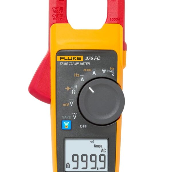 Fluke - Abrazadera inalámbrica FLUKE-376 FC 376 FC 1000A Ac/Dc TRMS W/Iflex