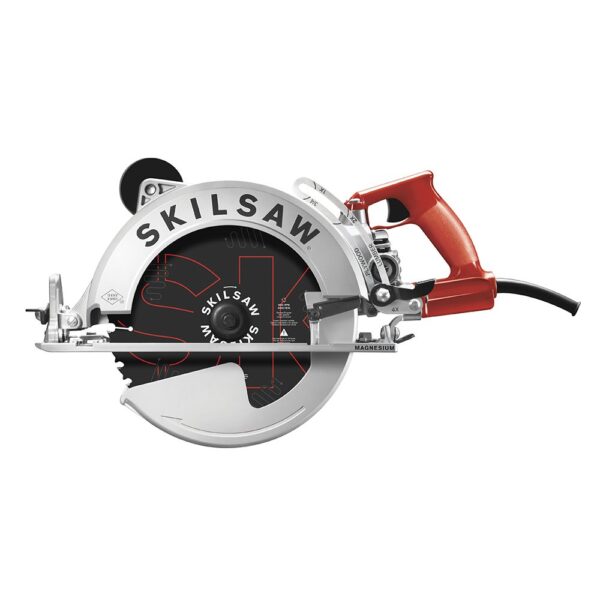 Skilsaw SPT70WM-01 Sierra circular ligera de magnesio SAWSQUATCH de 15 amperios, 10-1/4 pulgadas, plateada