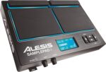 Alesis Sample Pad 4 - Instrumento compacto de percusión y activador de muestras con 4 almohadillas sensibles a la veloci
