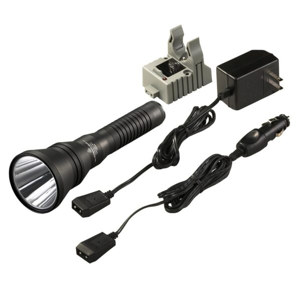Streamlight 74536 Strion HPL Linterna compacta recargable de 615 lúmenes con cargador de 120V/100V AC/12V CC, negro