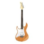 Guitarra eléctrica Yamaha Pacifica PAC112JL YNS para zurdos, color amarillo satinado natural