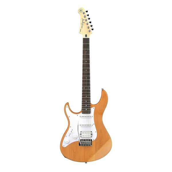 Guitarra eléctrica Yamaha Pacifica PAC112JL YNS para zurdos, color amarillo satinado natural
