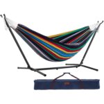 Hamaca Doble Vivere con Soporte de Acero UHSDO9-27 Rio Night 450 Libras
