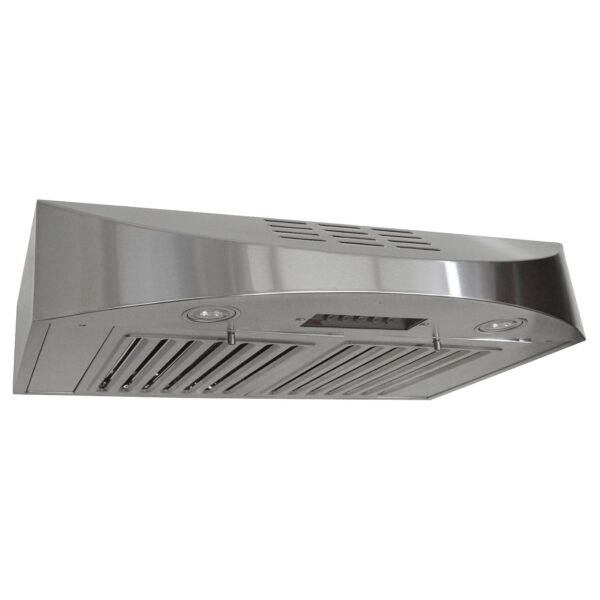KOBE CHX3836SQBD-3 Brillia Campana extractora bajo gabinete sin conductos de 36 pulgadas, 3 velocidades, 400 CFM, luces