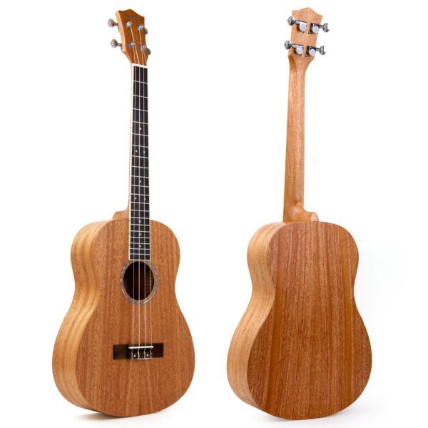 Kmise - Ukelele barítono de 30 pulgadas, ukelele de caoba, 4 cuerdas, guitarra hawaiana, afinación G-C-E-A de Kmise