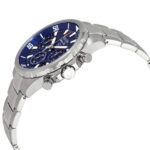 Reloj Bulova Marine Star 96B256 Cronógrafo Acero Inoxidable 43 milímetros Esfera Azul Resistente al Agua 100M