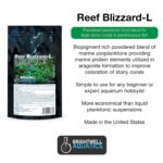 Alimento en Polvo Brightwell Aquatics Reef Blizzard L RBZL800 para Corales Pedregosos y Peces Planctívoros 28.22 oz