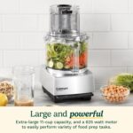 Cuisinart Procesador de alimentos, Pro Custom de 11 tazas, cromo cepillado, DLC-8SBCYP1