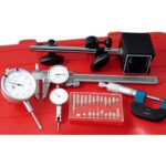 HHIP 4902-0006 - Kit de inspección de 6 piezas, base magnética, indicadores, micrómetro, kit de punto