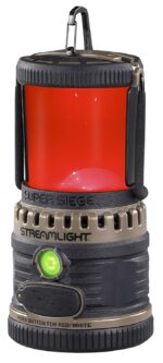 Streamlight 44947 Super Siege Linterna recargable de 1100 lúmenes con cargador AC de 120 voltios, Coyote | Banco de ener