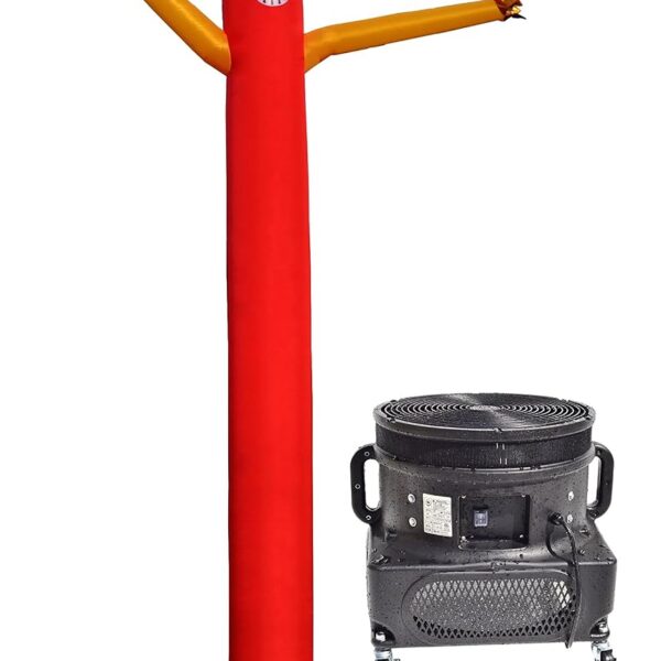 Juego de disuasión inflable AirRanger Guerrilla Packs 12M0200235WPCS18 20 pies Rojo Amarillo con soplador resistente a l